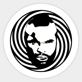 Hypnotic Mr. T Sticker